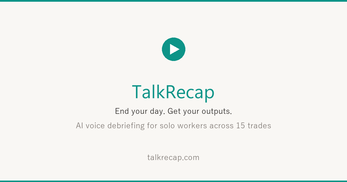 TalkRecap screenshot 1